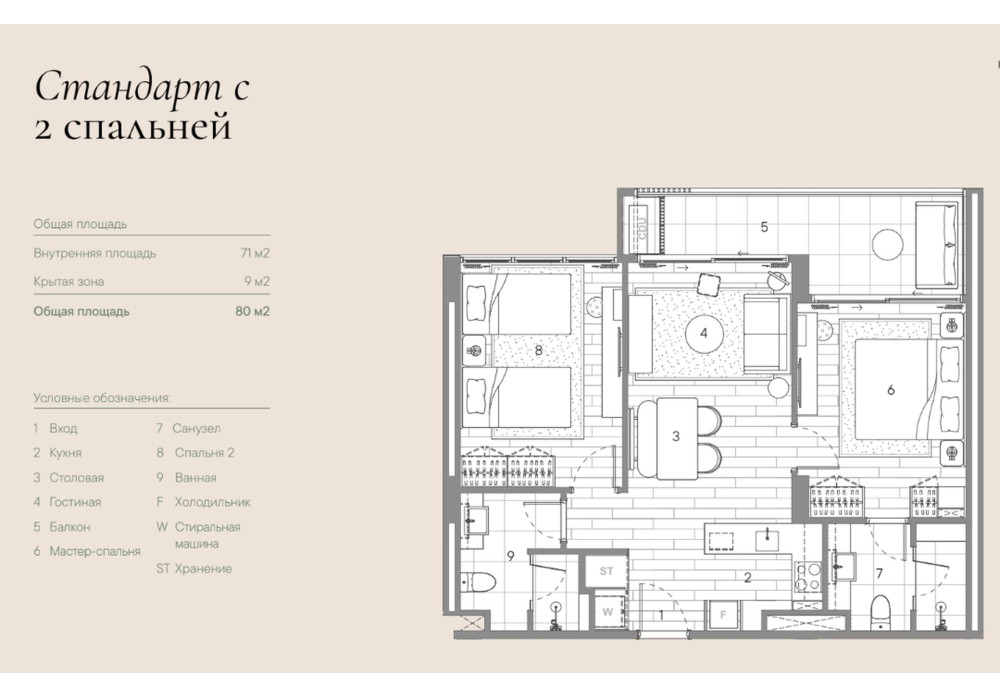 Планировка 2 этаж